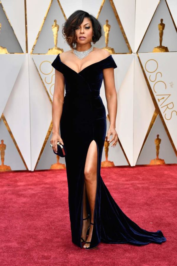 Taraji P. Henson, an actress in the nominated movie, Hidden Figures, was named best dressed. 