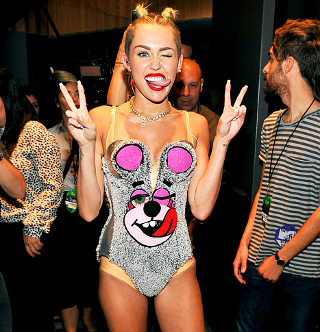 Miley Cyrus unleashes her wild-side at the 2013 VMAs.