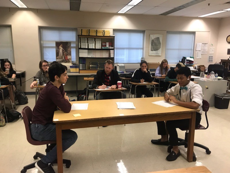 Debate Club requires that students have the ability to argue both sides and write short paragraphs that reflect the case.